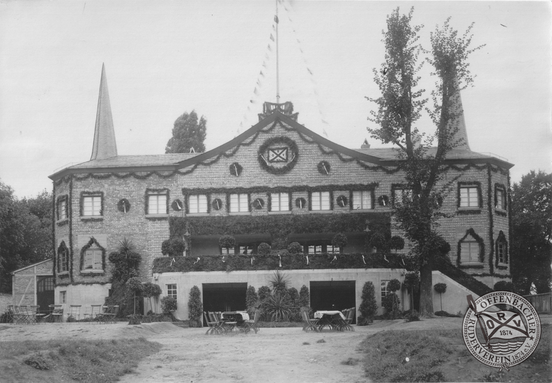 1925 das neue Bootshaus Einweihnung